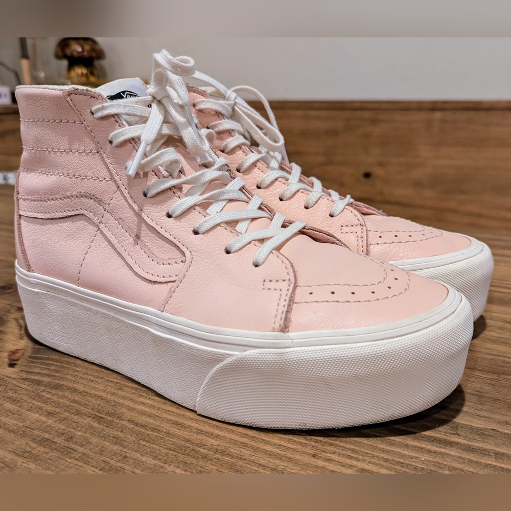 Vans Pink High-Top Sneakers